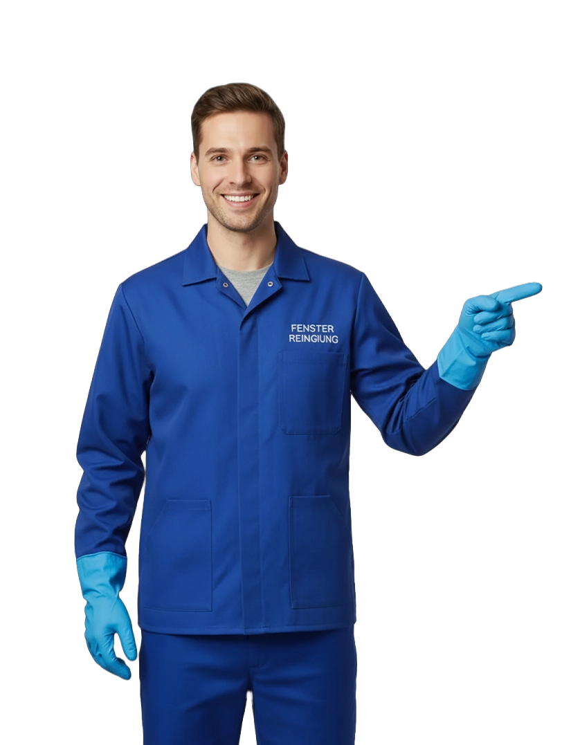 Fensterreinigung Dachau Profi bei der Arbeit